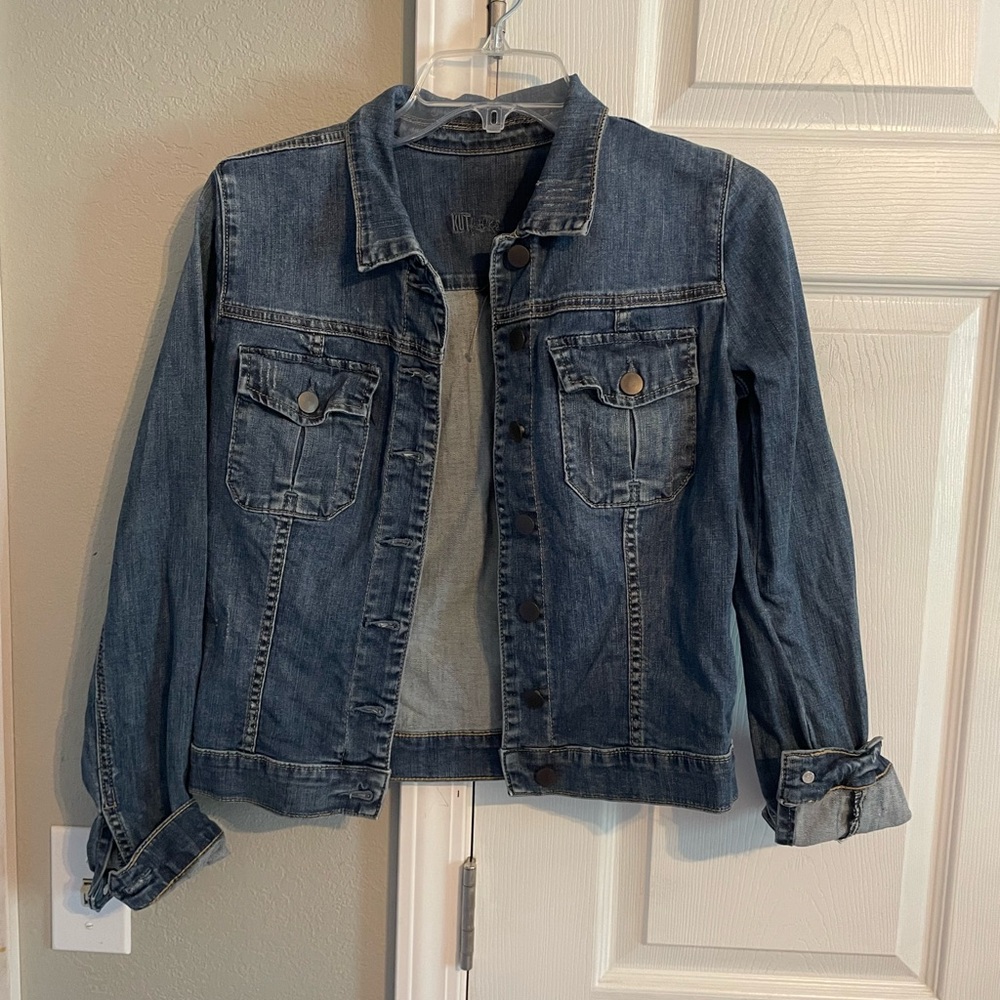 Kut from the Kloth Dark Blue Denim Jacket